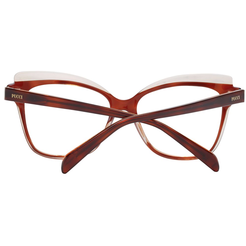 Emilio Pucci Brown Plastic Glasses (Frame)