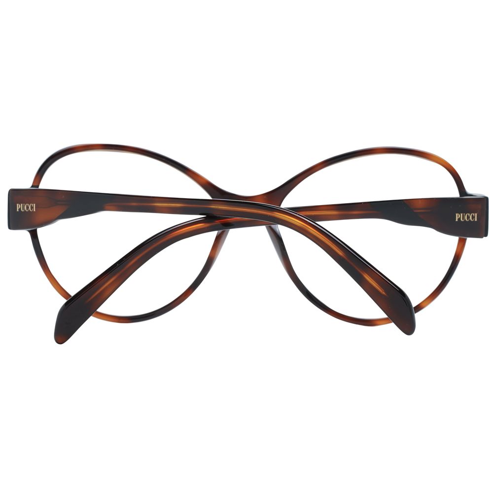 Emilio Pucci Braune Kunststoffbrille (Fassung)