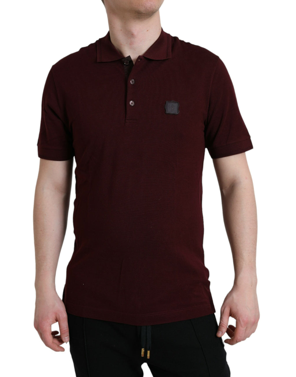 Dolce & Gabbana Chestnut Short Sleeve Collared Polo T-Shirt