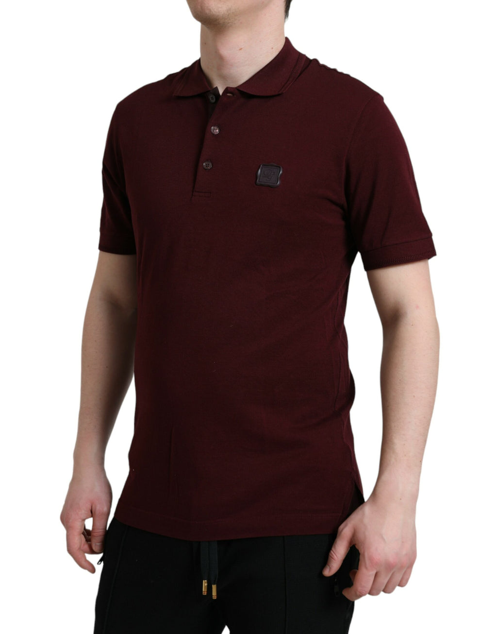 Dolce & Gabbana Chestnut Short Sleeve Collared Polo T-Shirt