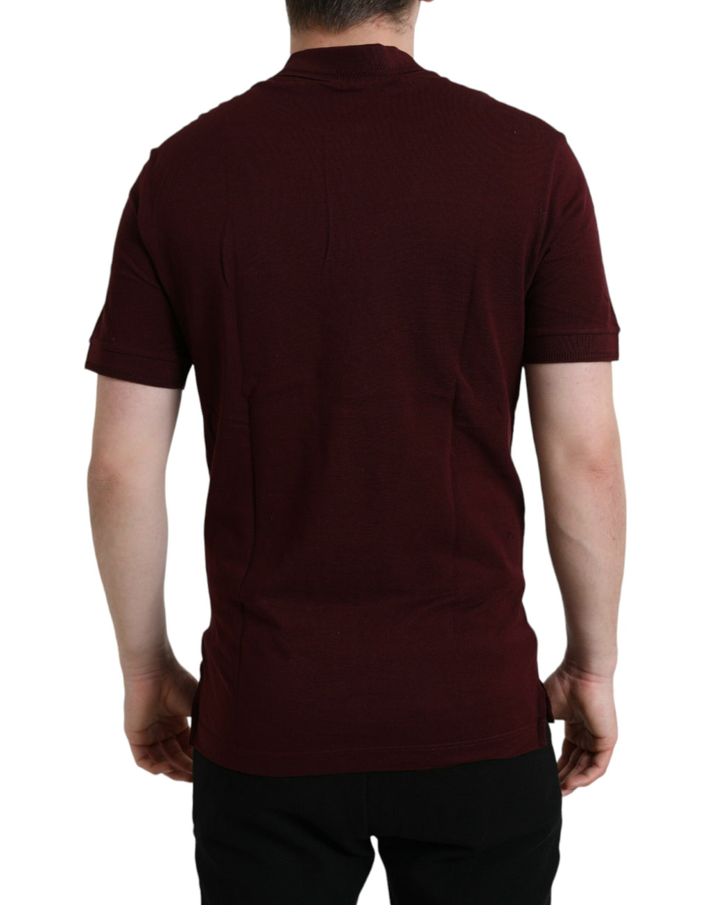 Dolce & Gabbana Chestnut Short Sleeve Collared Polo T-Shirt