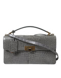 Balenciaga Grey Exotic Leather Handbag Medium Shoulder