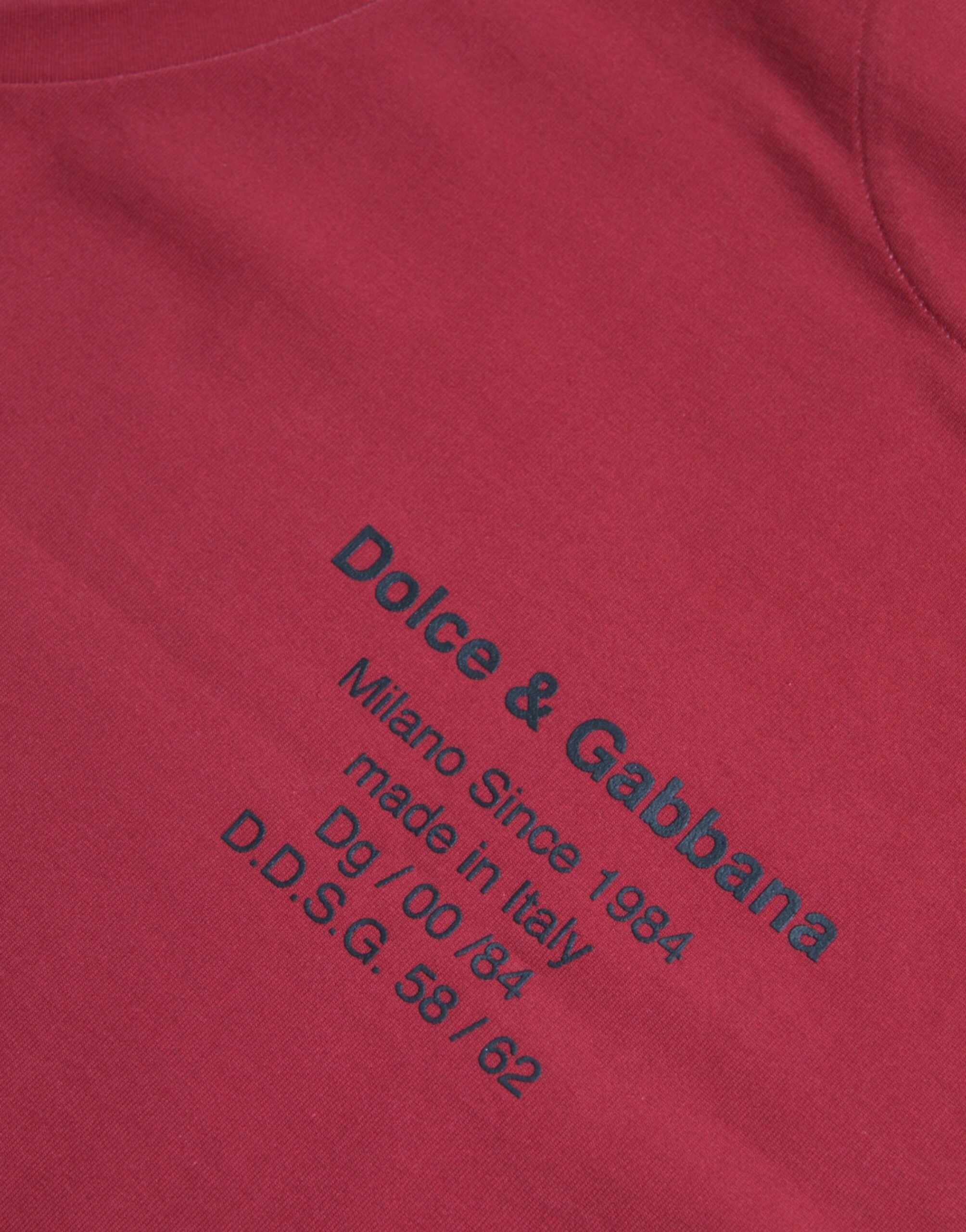 Dolce & Gabbana Red Leopard Print Sleeveless Tank T-Shirt