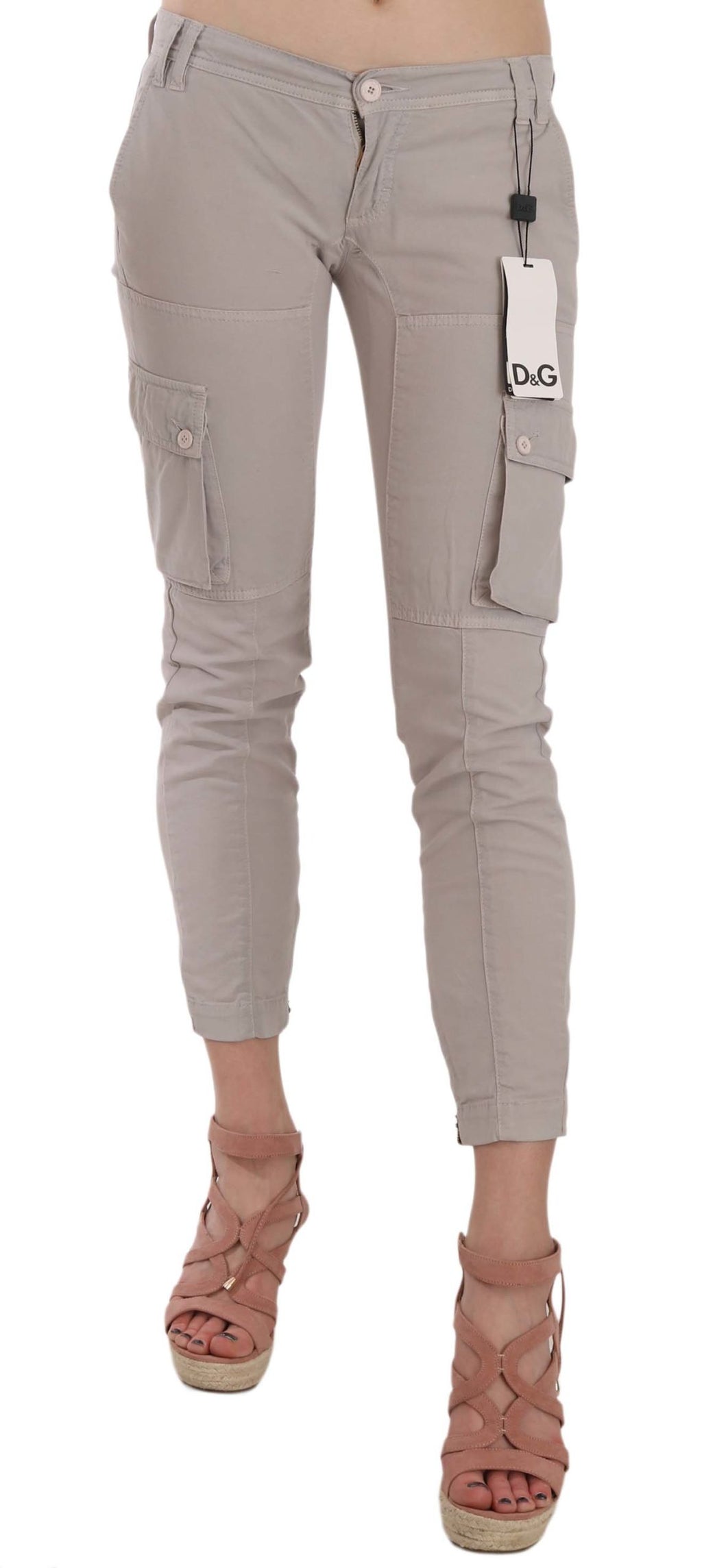 Dolce & Gabbana Lässige Khaki-Hose mit Passform Hose