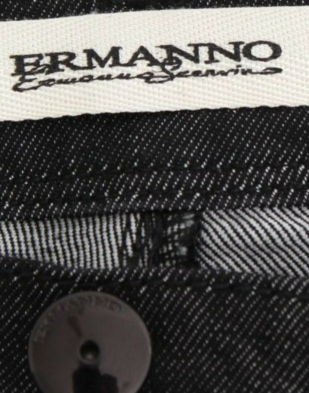 Ermanno Scervino Schwarze Slim Jeans Denim-Hosen Skinny Leg Stretch