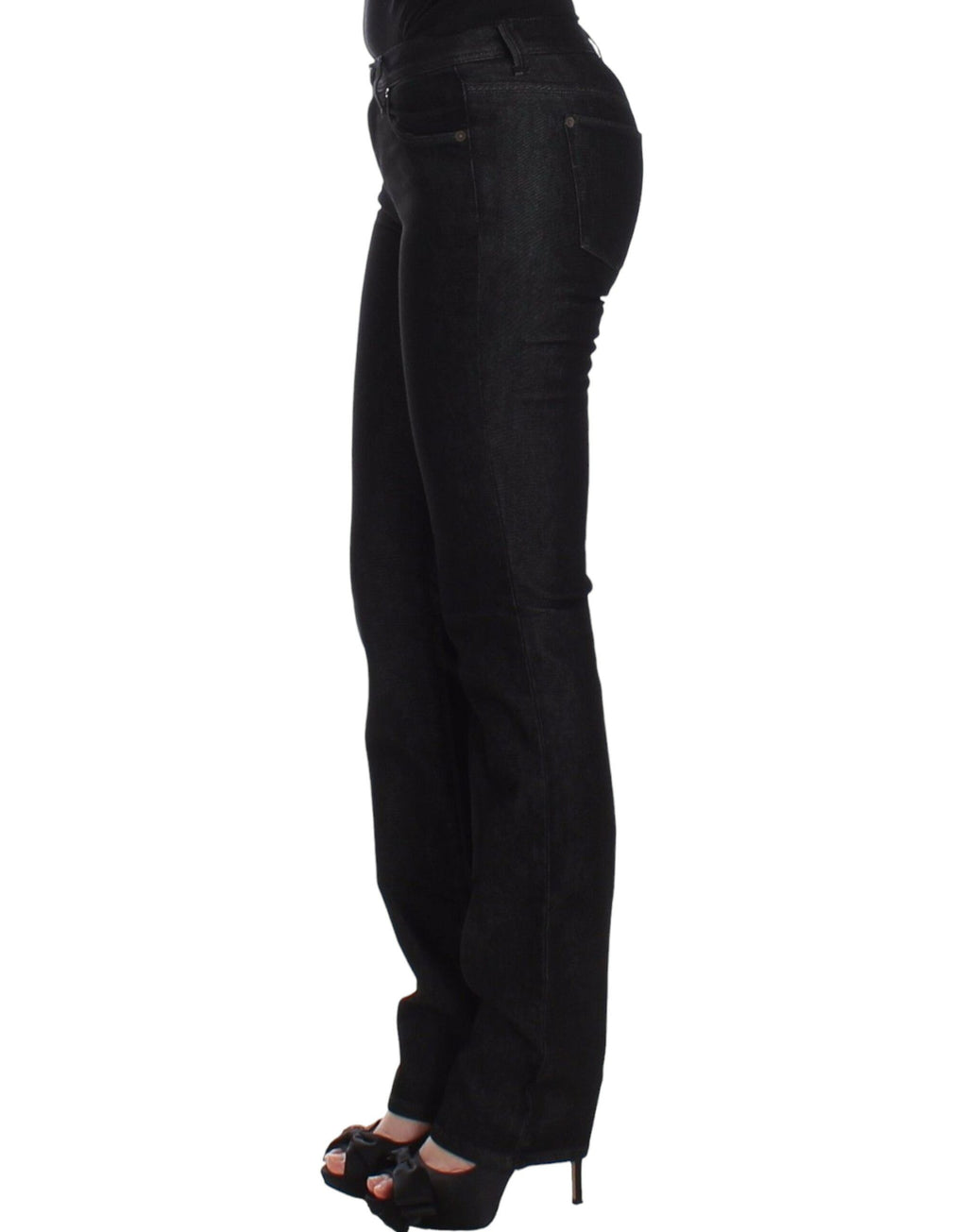 Ermanno Scervino Black Slim Jeans Denim Trousers Skinny Leg Stretch