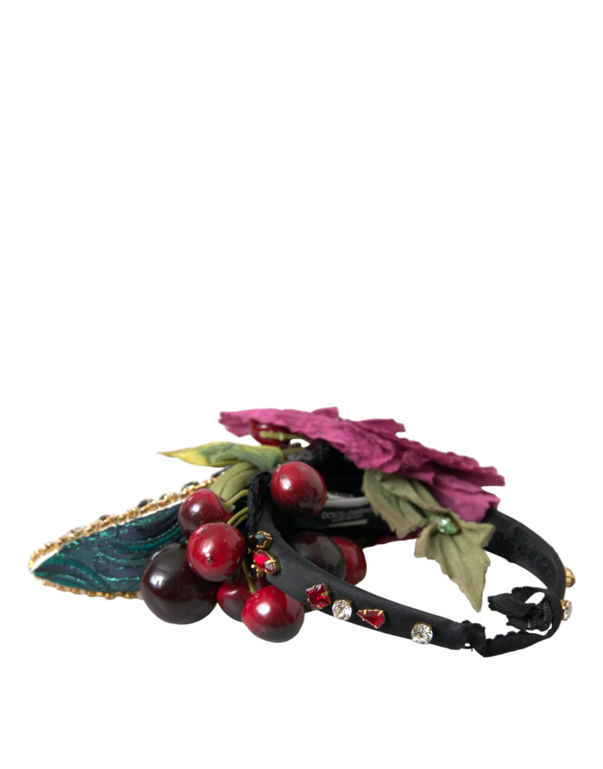 Dolce & Gabbana Rote Wassermelone Kirsche Kristall Haarband Statement Diadem