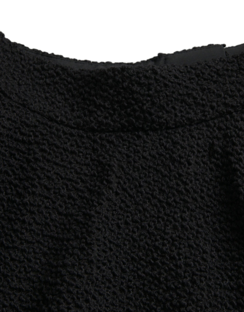 Dolce & Gabbana Schwarzer Rock mit hoher Taille und knielanger A-Linie