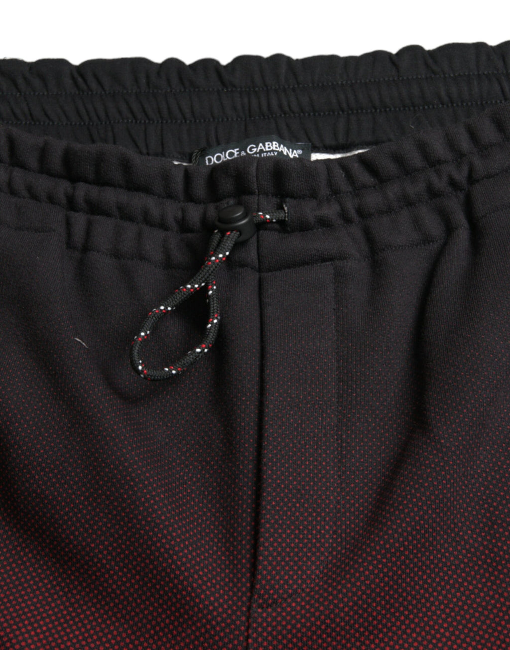 Dolce & Gabbana Red Cotton Leopard Print Bermuda Shorts