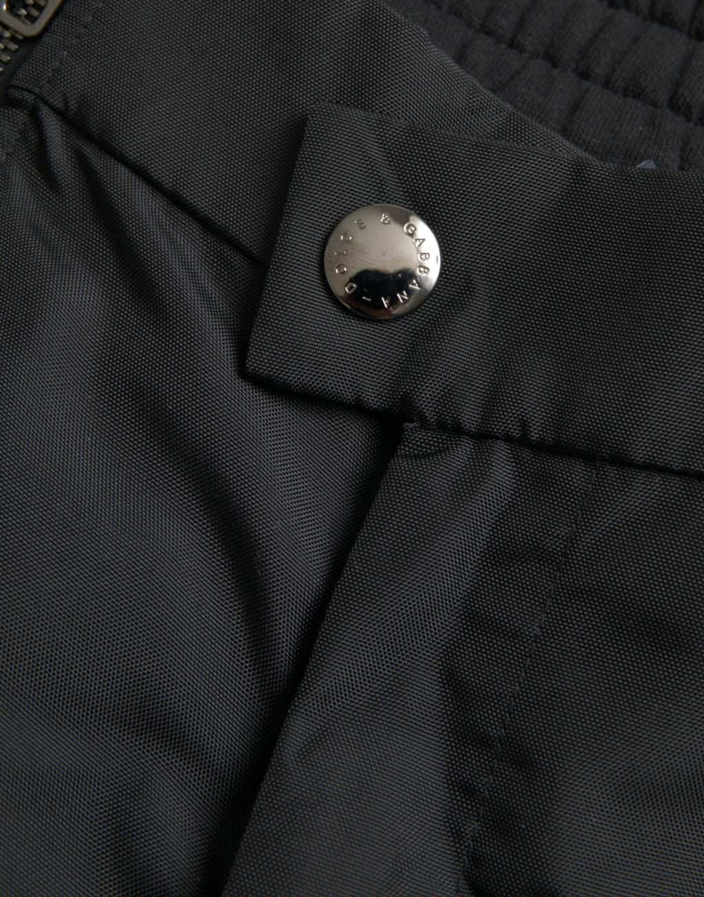 Dolce & Gabbana Black Cotton Blend Skinny Trousers