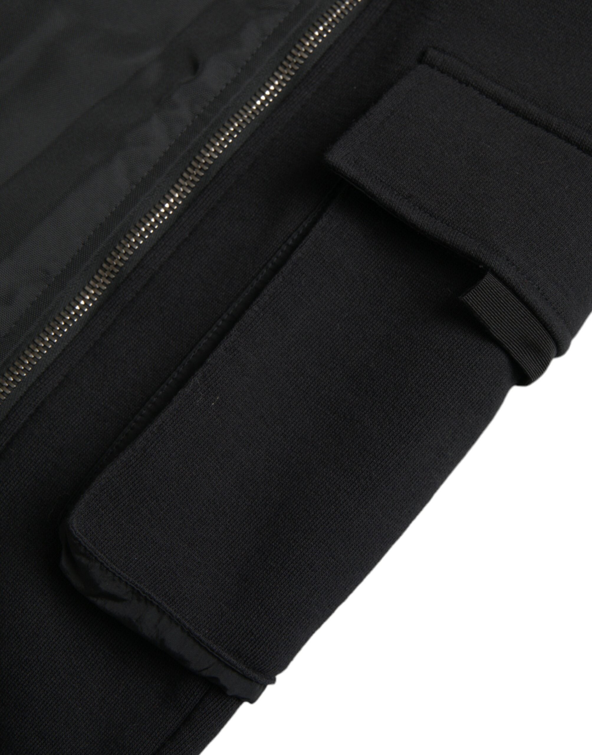Dolce & Gabbana Black Cotton Blend Skinny Trousers