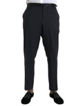 Dolce & Gabbana Blue Wool Men's Skinny Dress Pants