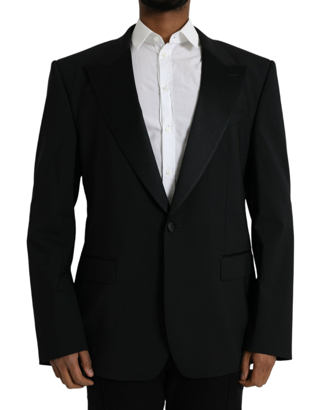 Dolce & Gabbana Black SICILIA Single-Breasted Coat Blazer