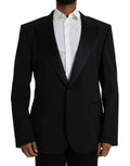 Dolce & Gabbana Black SICILIA Single-Breasted Coat Blazer