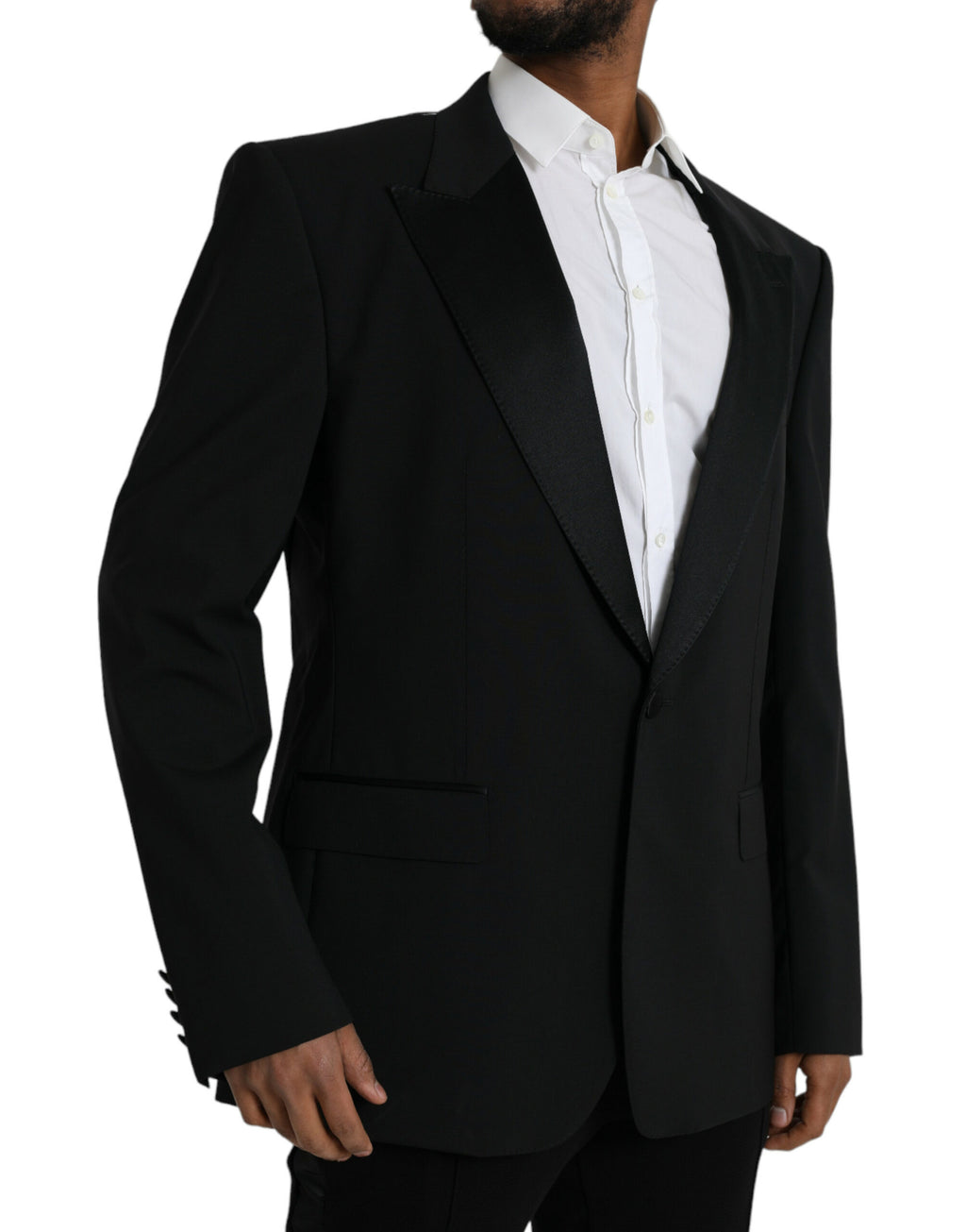 Dolce & Gabbana Black SICILIA Single-Breasted Coat Blazer