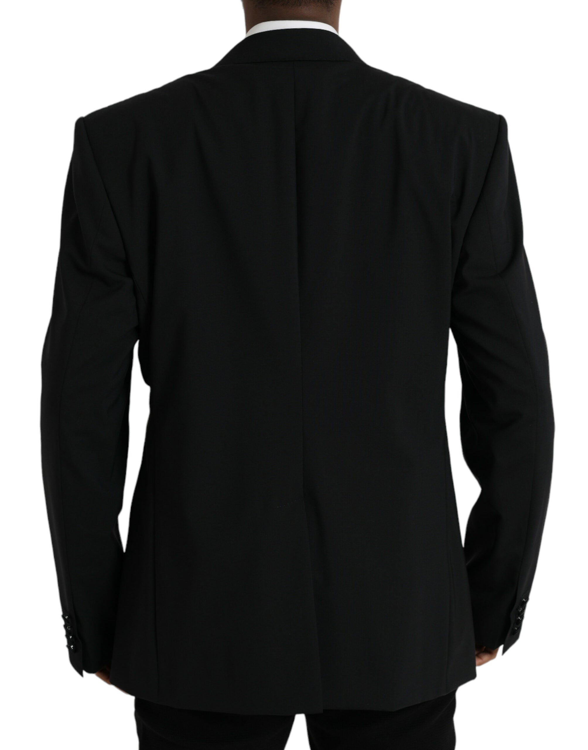 Dolce & Gabbana Black SICILIA Single-Breasted Coat Blazer