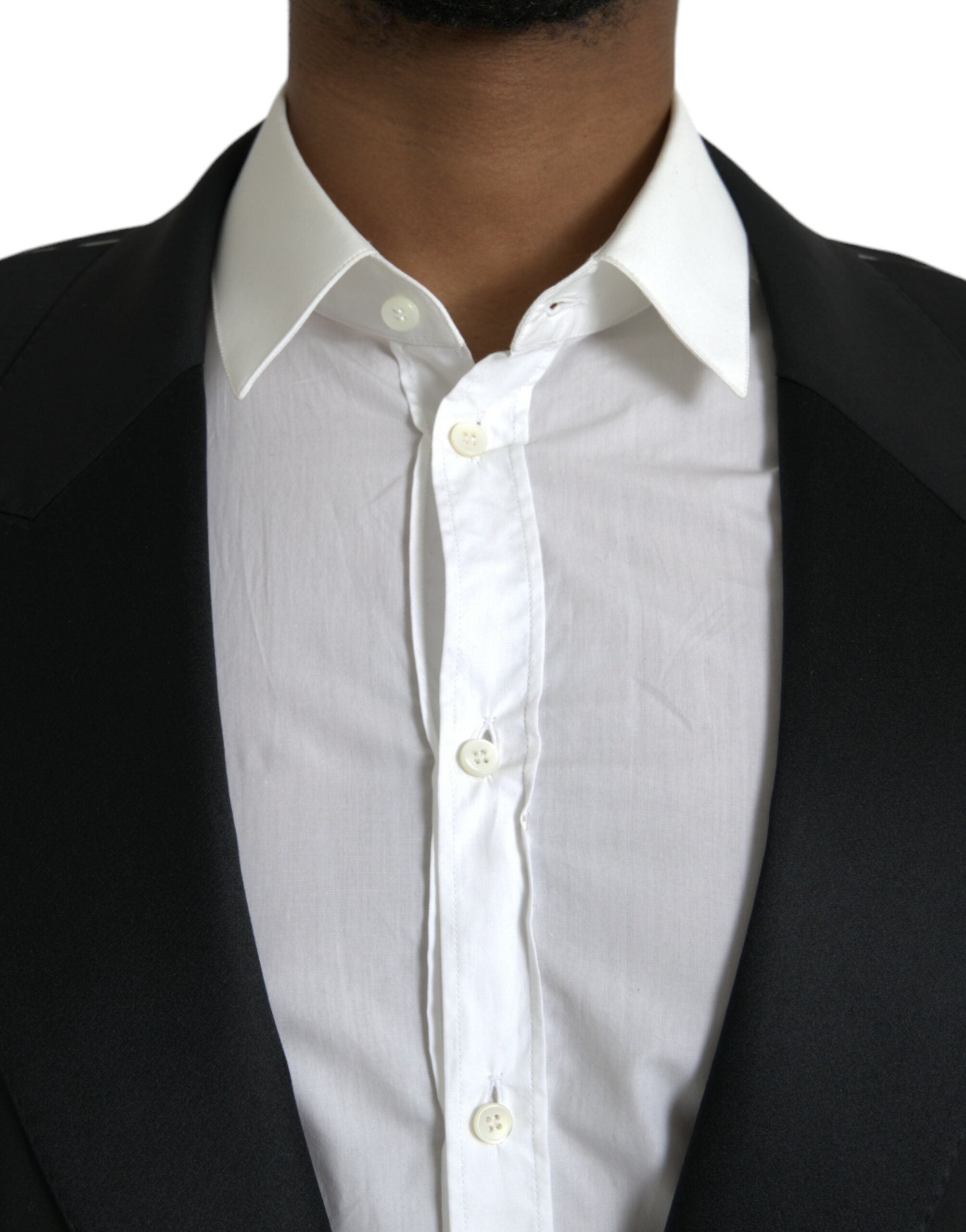 Dolce & Gabbana Black SICILIA Single-Breasted Coat Blazer
