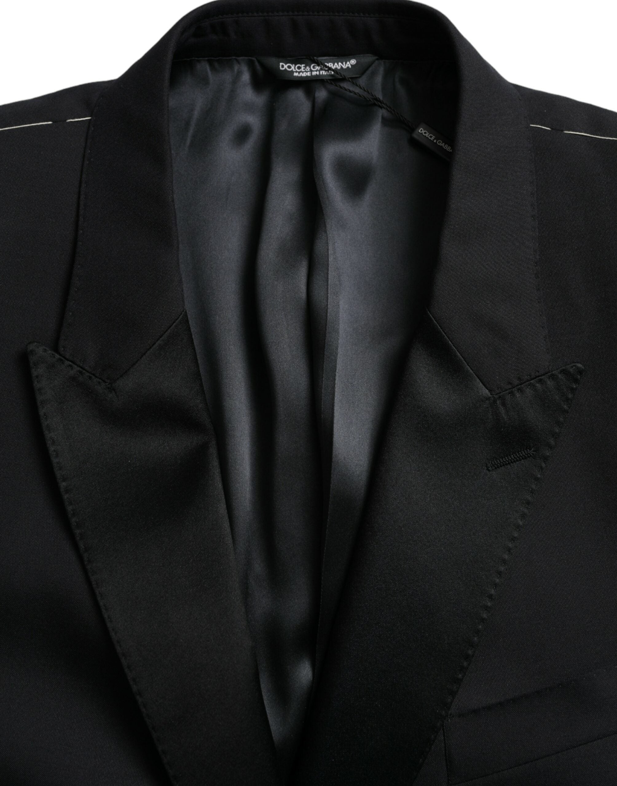 Dolce & Gabbana Blue MARTINI Single-Breasted Blazer Coat