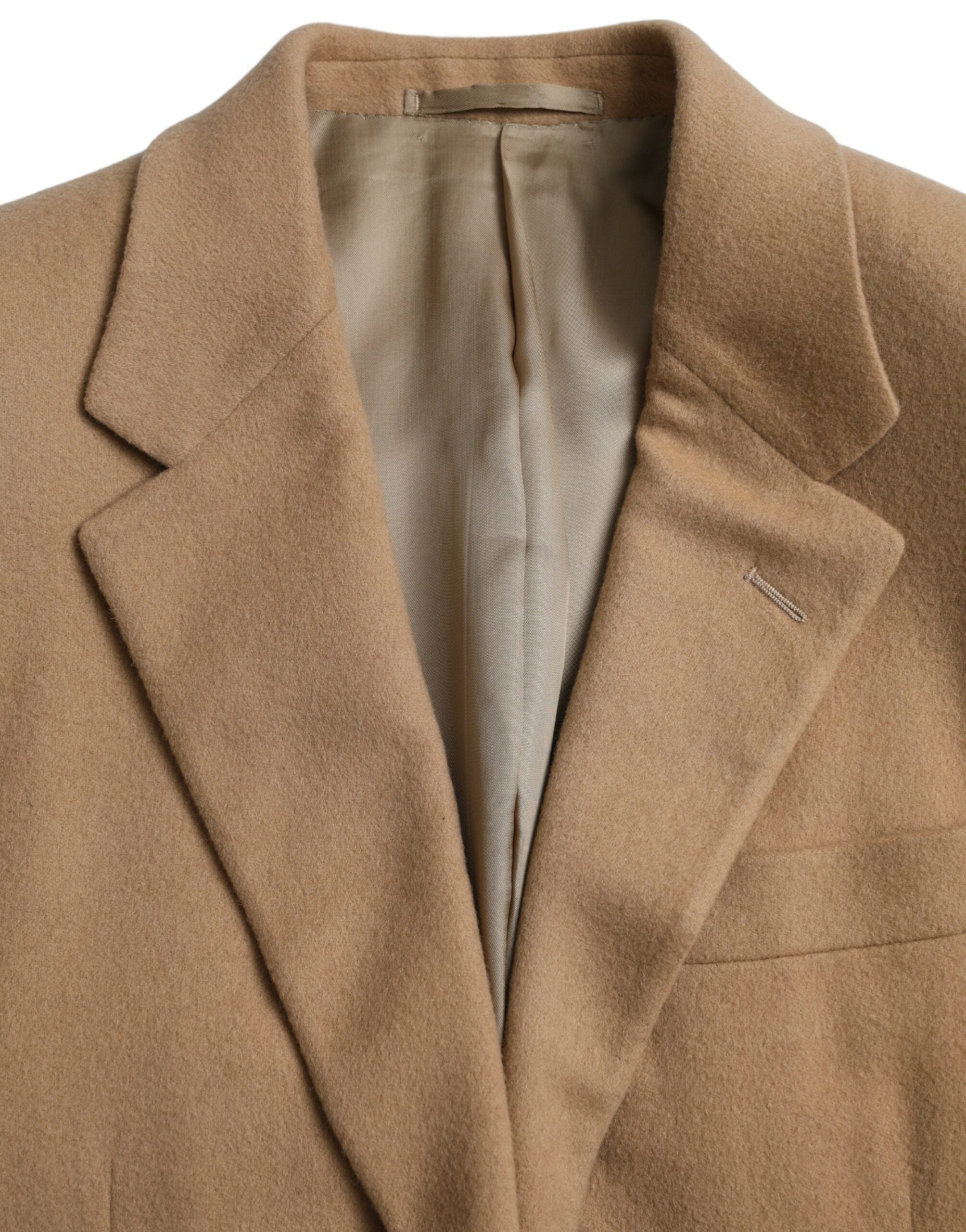 Prada Brown Cashmere 2-Piece Single-Breasted Suit