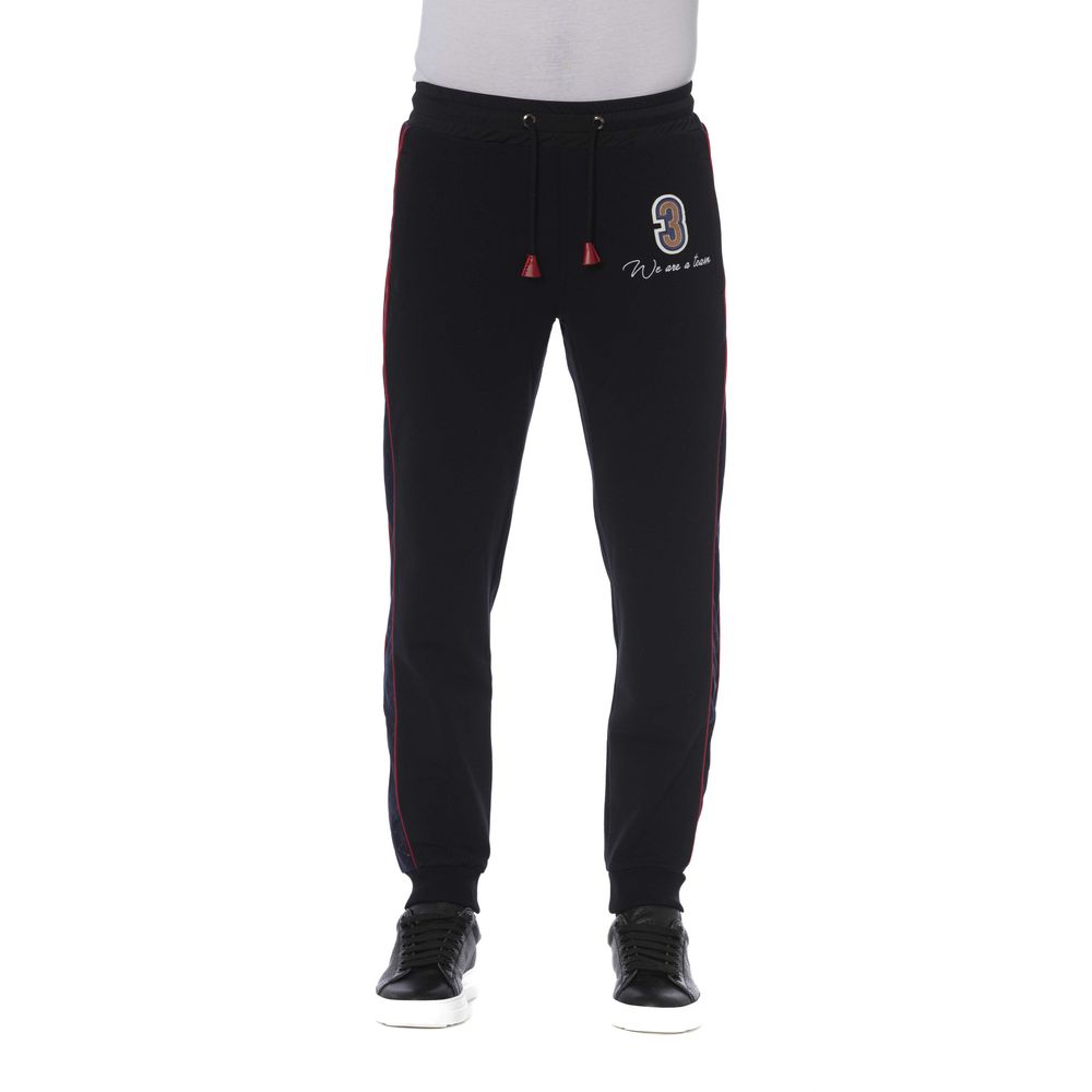 Trussardi Men's Black Cotton Tracksuit Bottoms