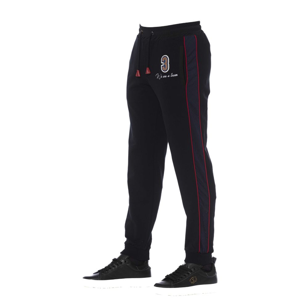 Trussardi Men's Black Cotton Tracksuit Bottoms