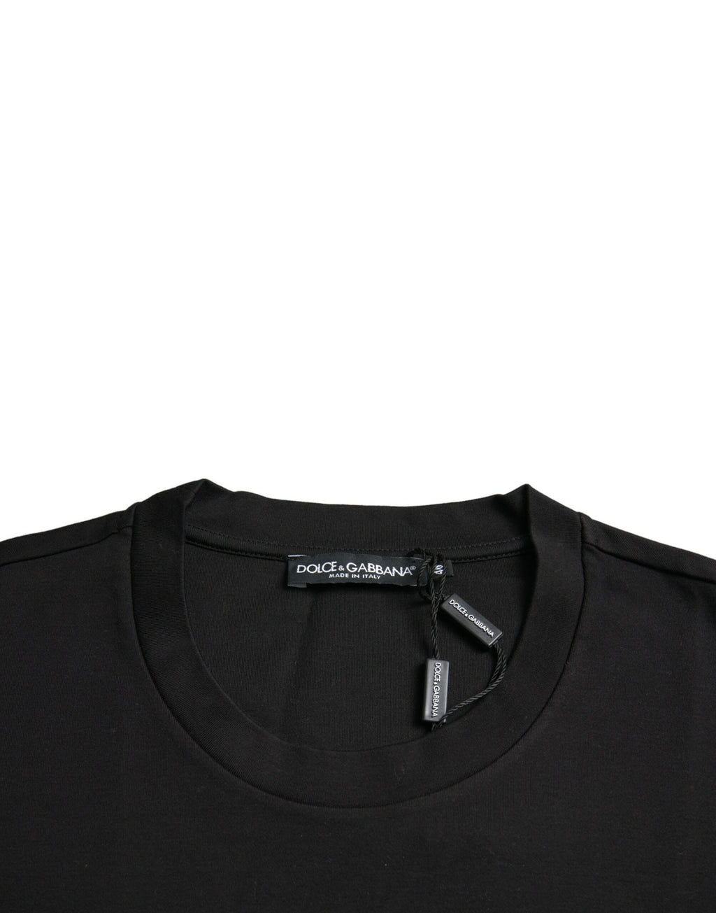 Dolce & Gabbana Schwarzes With Love Always Rundhalsausschnitt-T-Shirt