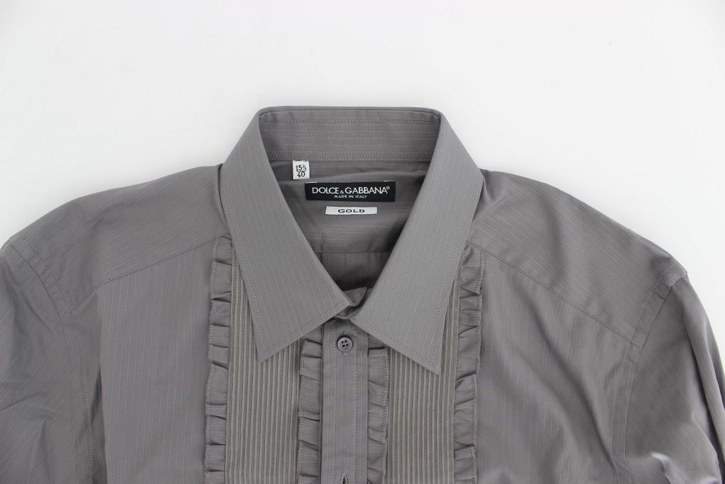 Dolce & Gabbana Purple Matador GOLD Slim Fit Dress Shirt