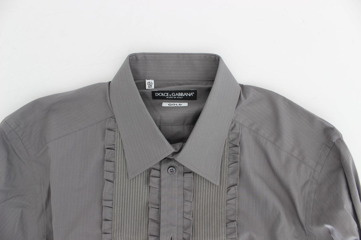 Dolce & Gabbana Purple Matador GOLD Slim Fit Dress Shirt