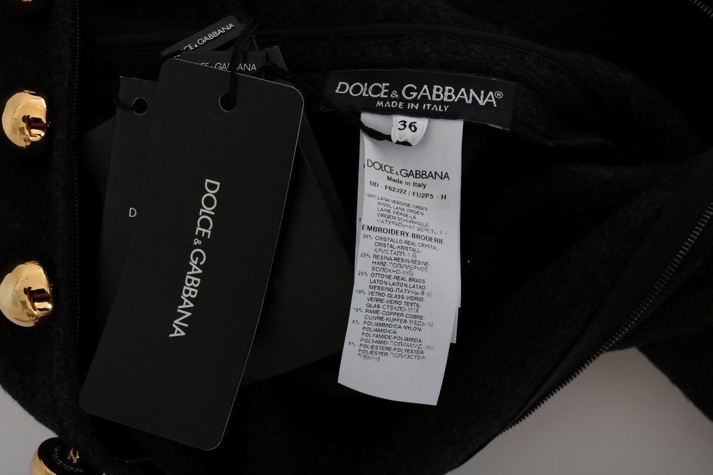 Dolce & Gabbana Grey Crystal Dress "Dreams of My Prince"