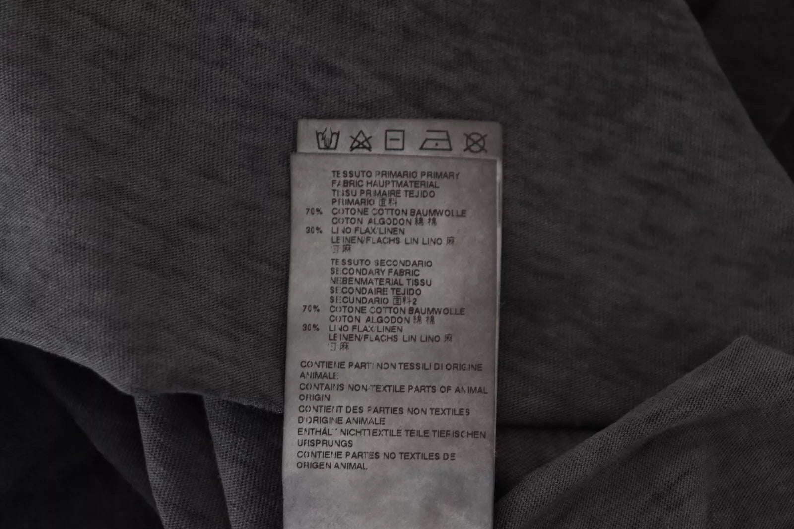 Dsquared² Schwarzer Baumwoll-Leinen Pullover mit langen Ärmeln