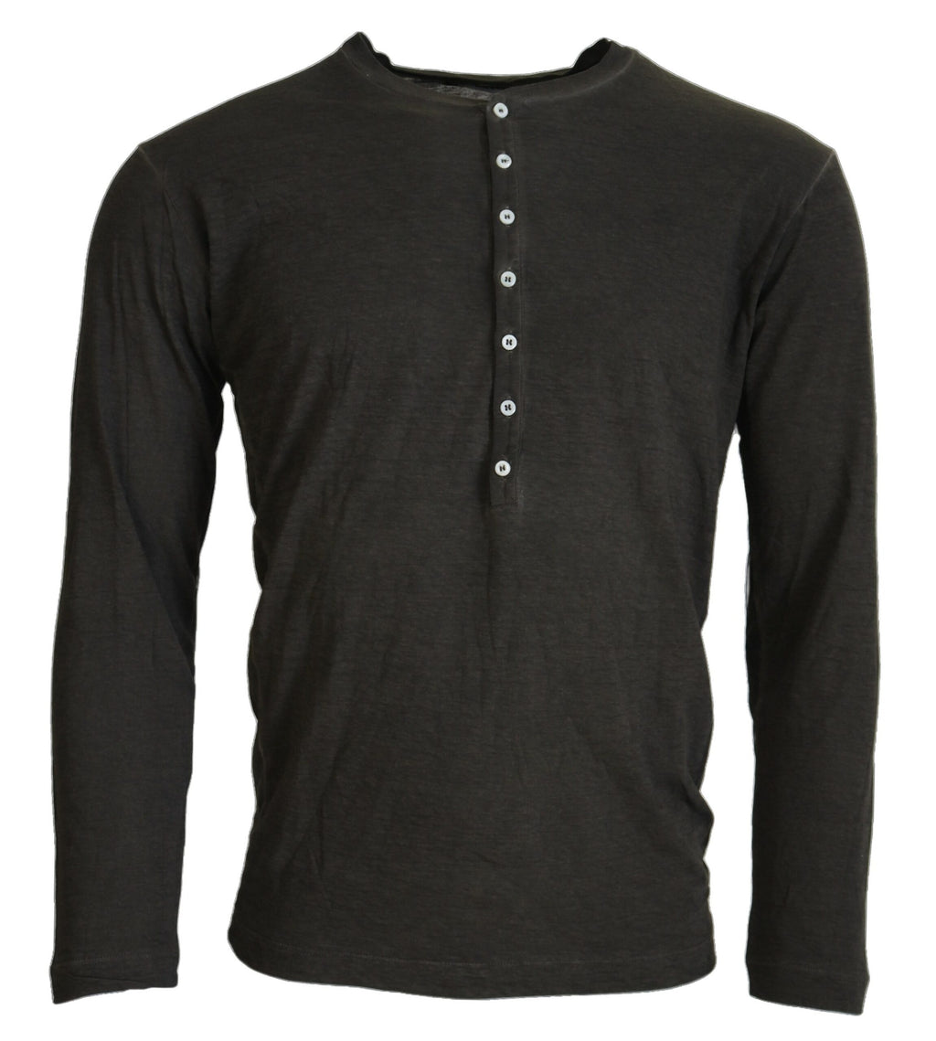 Dsquared² Gray Cotton-Linen Long-Sleeve Sweater