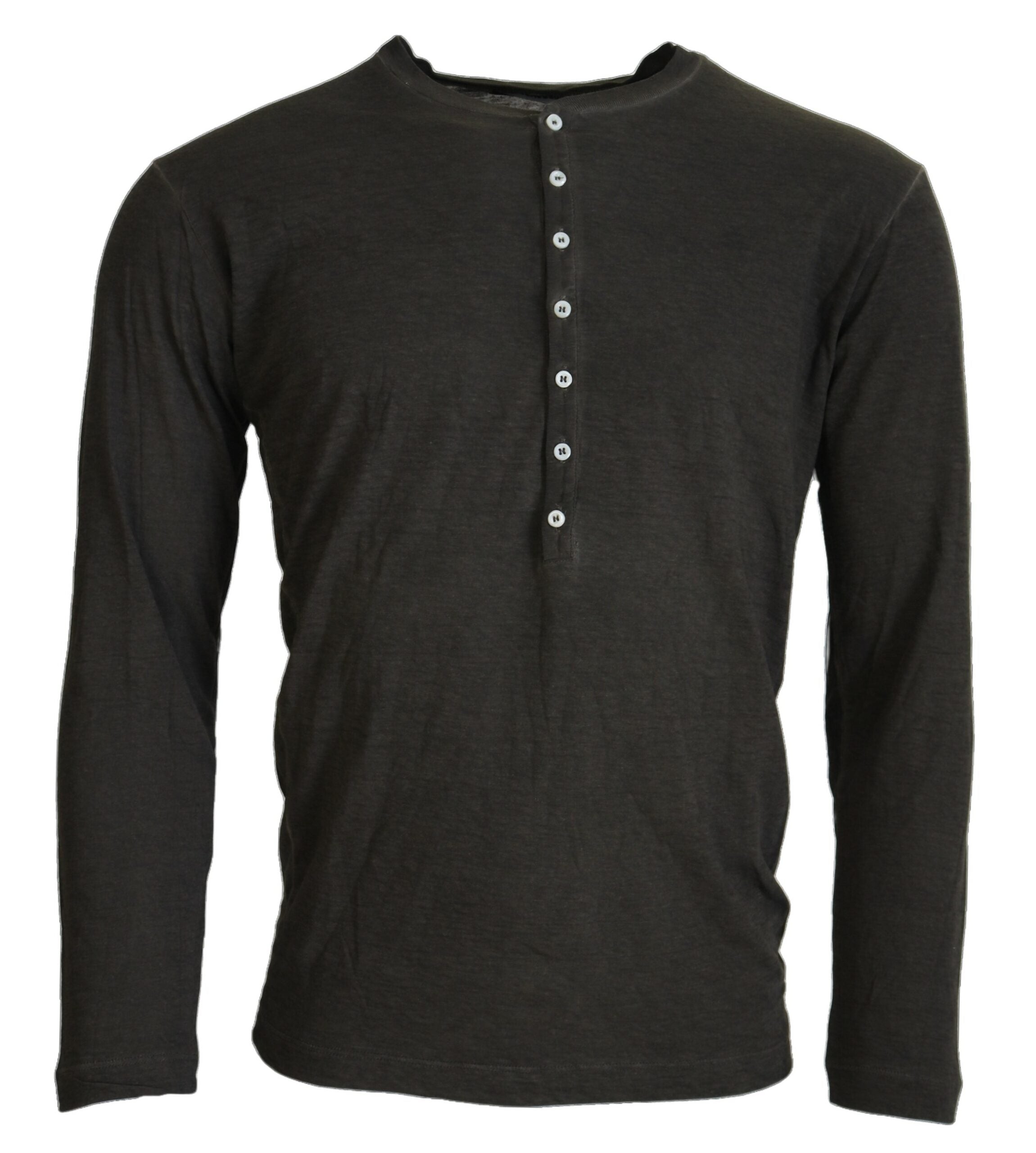Dsquared² Gray Cotton-Linen Long-Sleeve Sweater
