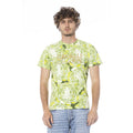 Cavalli Class Green Cotton Men's T-Shirt