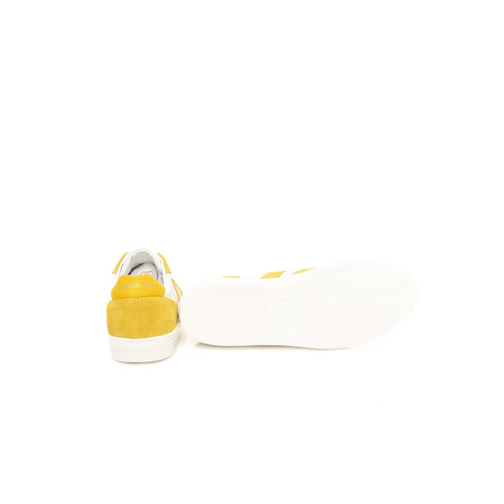 Cerruti 1881 Men's Yellow Cowhide Sneakers