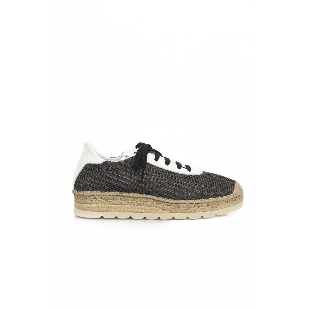 Cerruti 1881 Black Calfskin Men's Sneakers