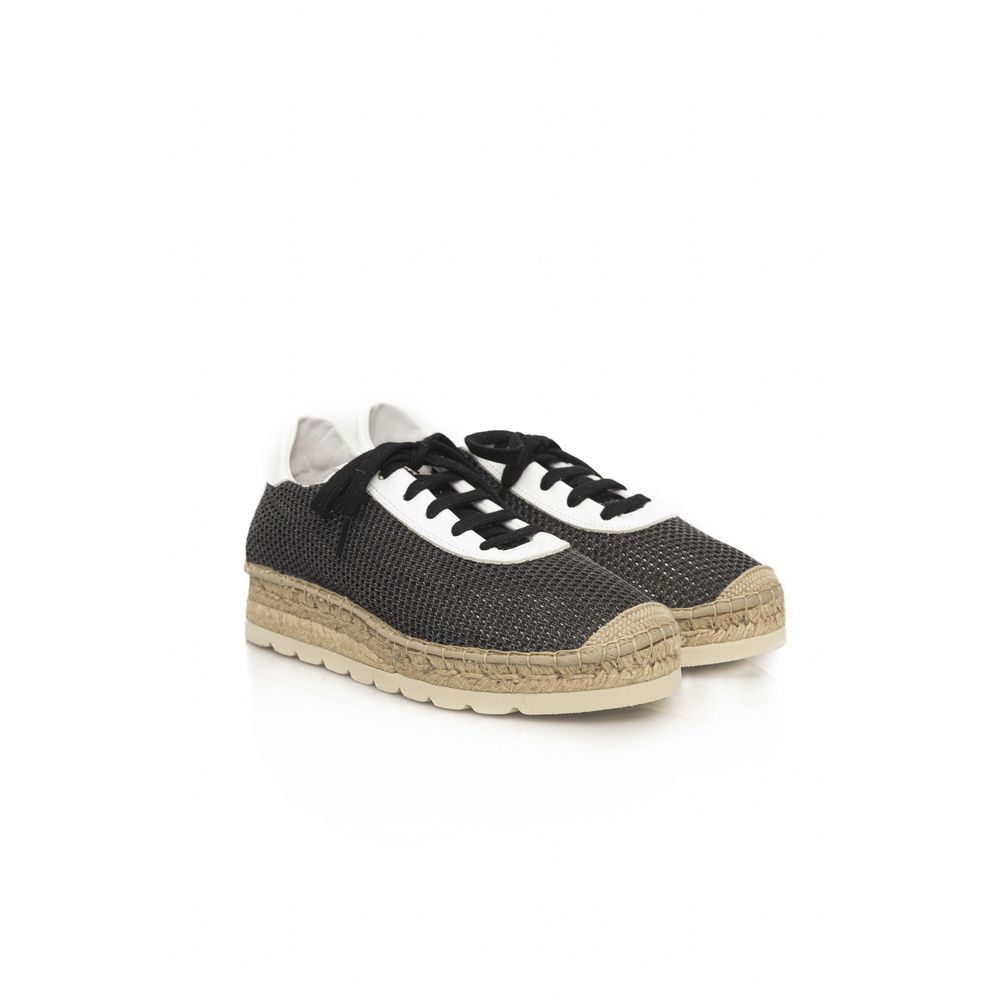 Cerruti 1881 Black Calfskin Men's Sneakers