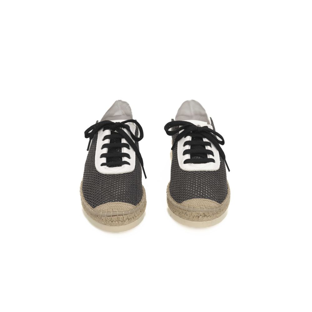 Cerruti 1881 Black Calfskin Men's Sneakers