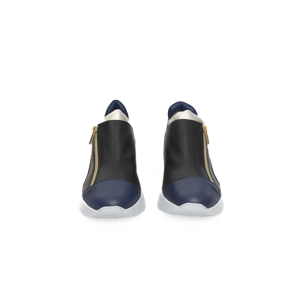Cerruti 1881 Schwarze Damen-Sneaker aus Ziegenleder