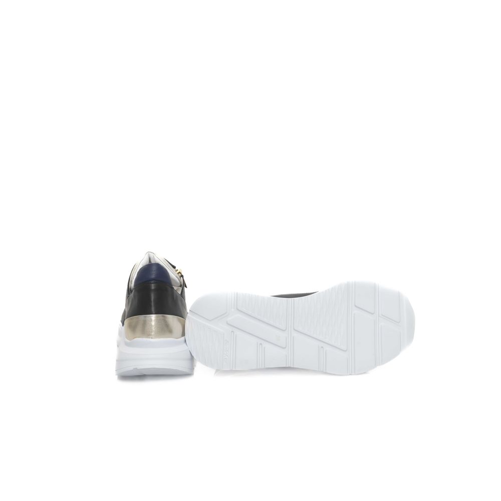 Cerruti 1881 Schwarze Damen-Sneaker aus Ziegenleder