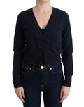 MARGHI LO' Blue Wool Blouse Pullover