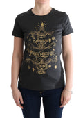 Dolce & Gabbana Graues Baumwolle 2017 Motiv T-Shirt