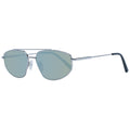 Serengeti Sonnenbrille aus silbernem Metall