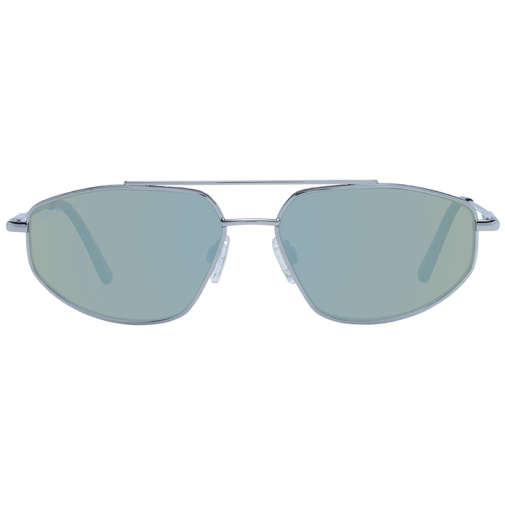 Serengeti Sonnenbrille aus silbernem Metall