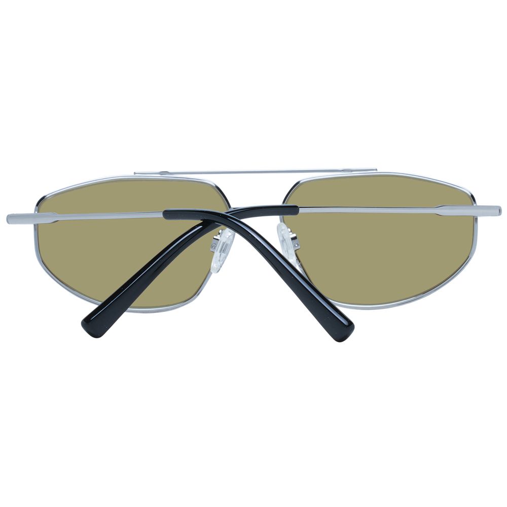 Serengeti Sonnenbrille aus silbernem Metall
