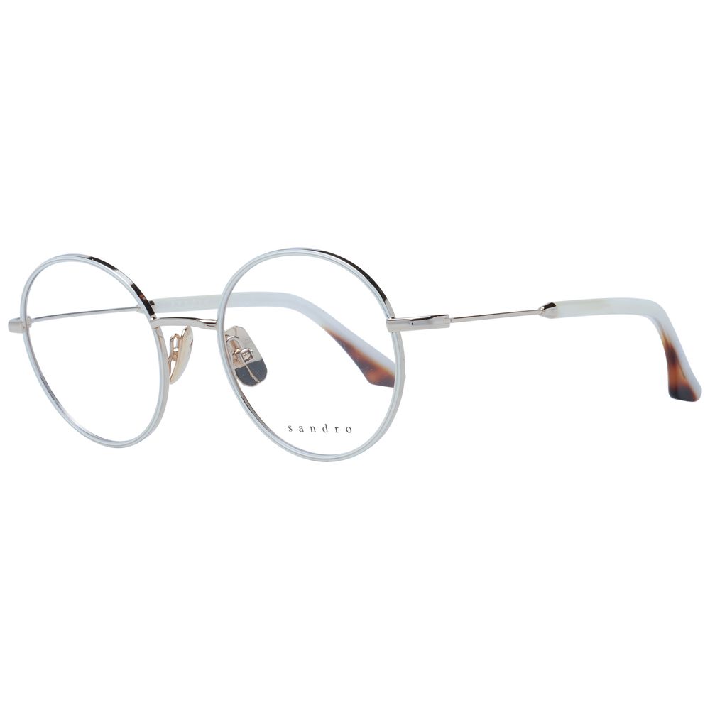 Sandro White Stainless Steel Glasses (Frame)