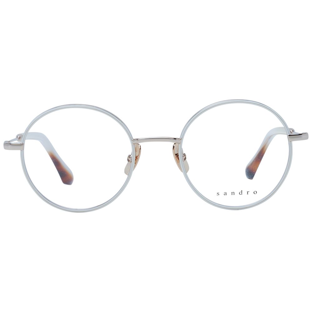 Sandro White Stainless Steel Glasses (Frame)