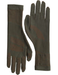 Dolce & Gabbana Brown Stretch Cotton Wrist-Length Gloves