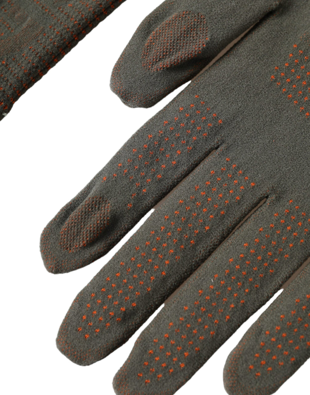 Dolce & Gabbana Brown Stretch Cotton Wrist-Length Gloves