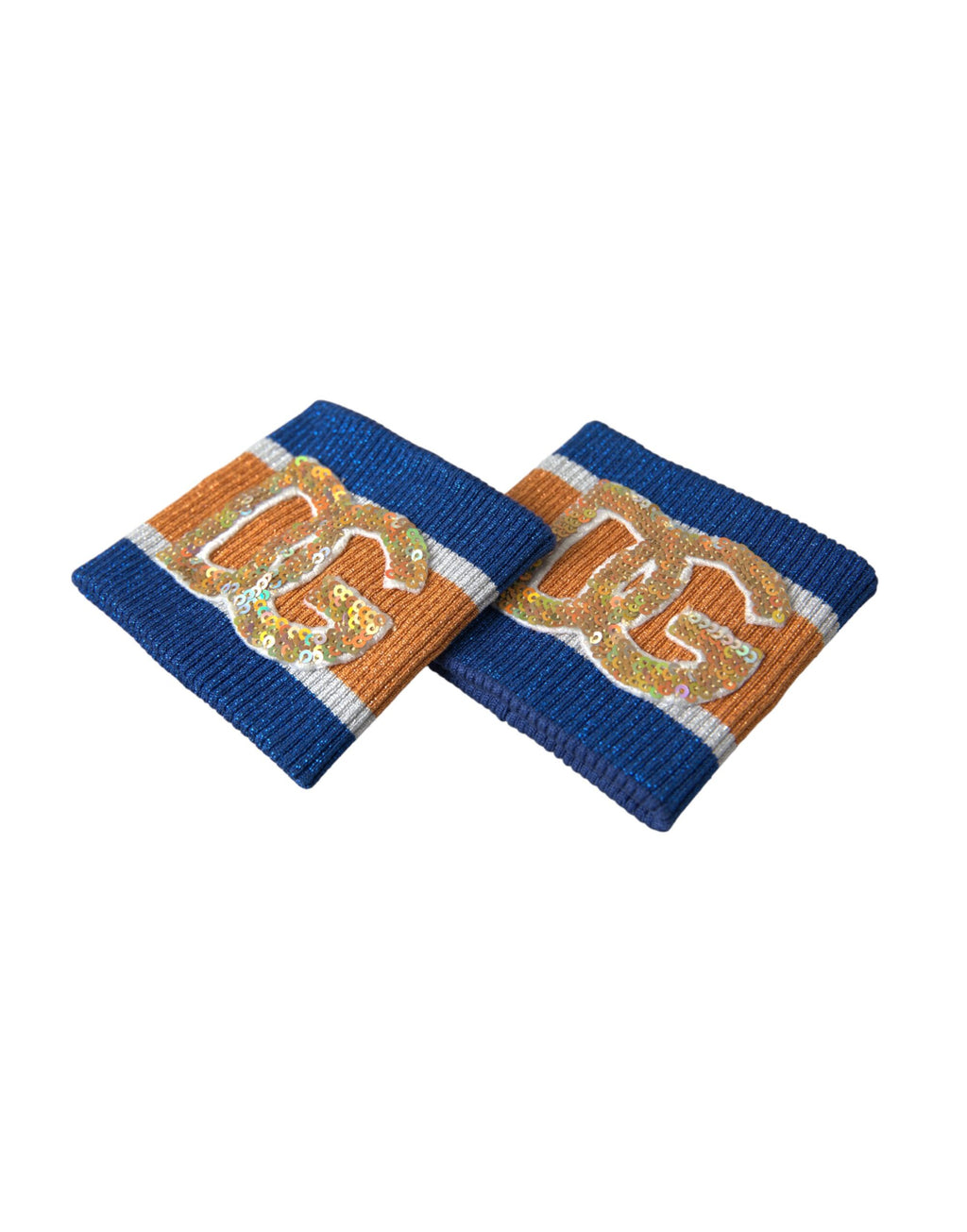 Dolce & Gabbana Multicolor Logo Sequin Viscose Bracelet