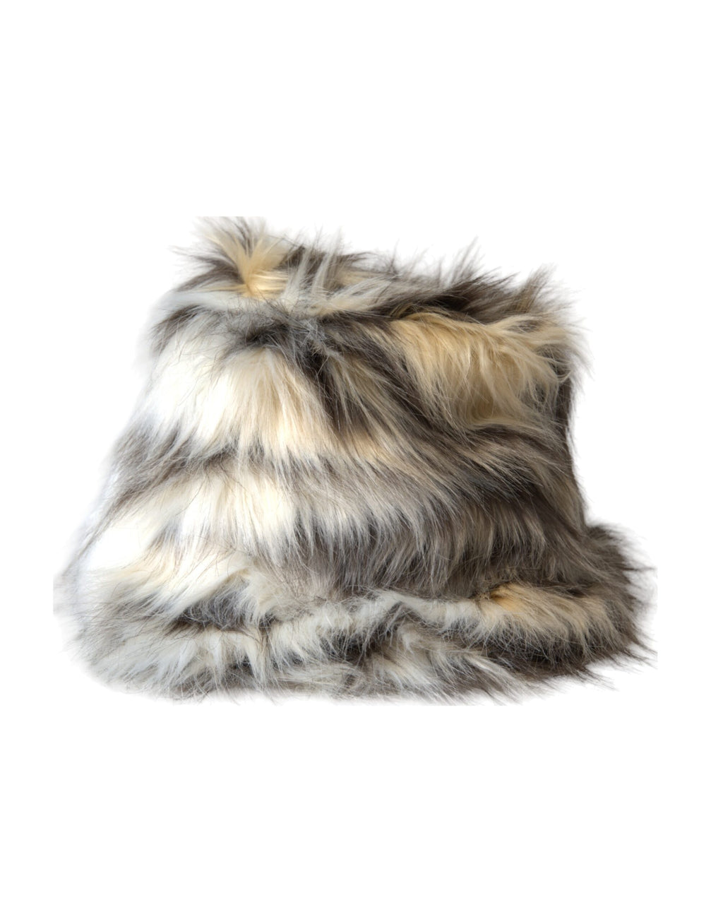 Dolce & Gabbana Multicolor Acrylic Fur Women's Bucket Hat